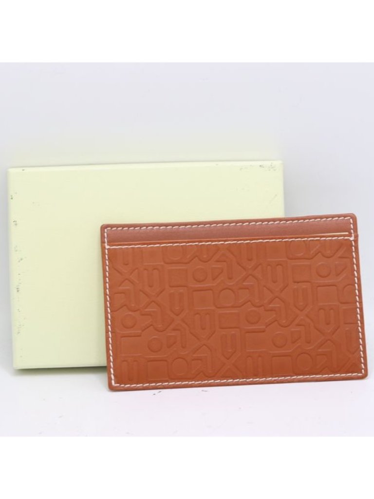 Rolex Card Case Memo Pad Brown Color